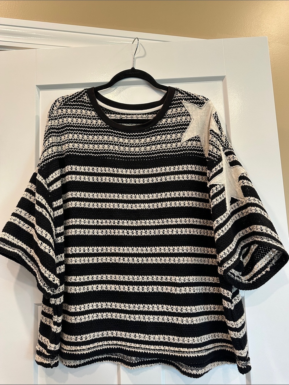 WE THE FREE Oversized Crochet Pullover, XS